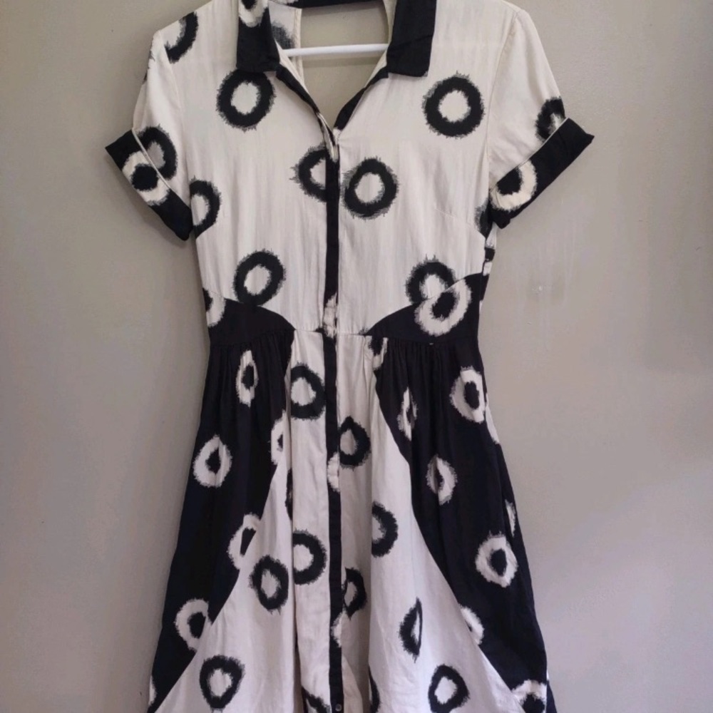 Black And White Patterned Dressed 4 Euc - image 6